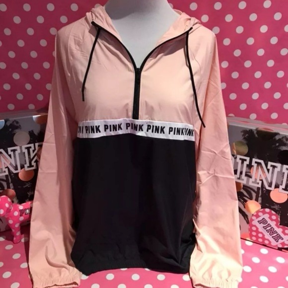 Victoria's Secret Jackets & Blazers - 24 Hour $ale❤️HOST PICK VS PINK Anorak Pink/Black